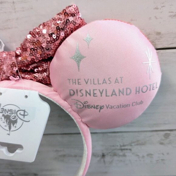 Disney Vacation Club The Villas at Disneyland Hotel Minnie Mouse Ears - Picture 5 of 5